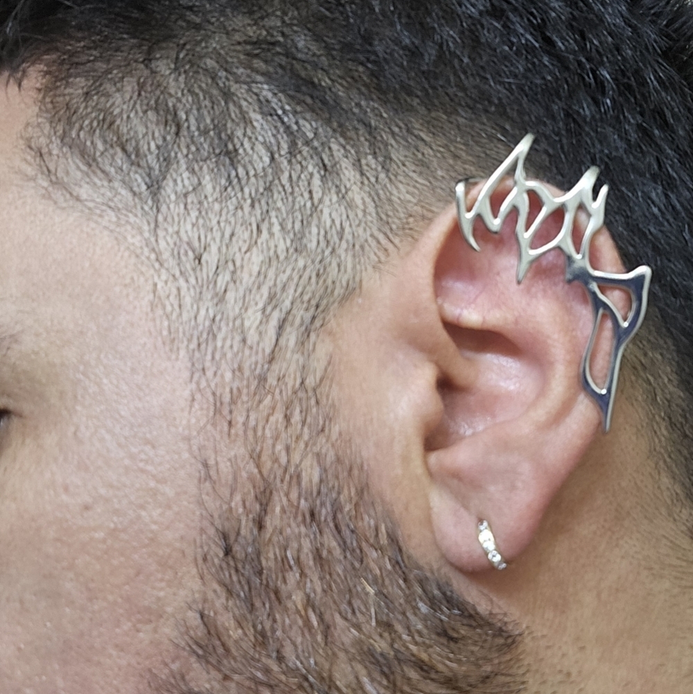 Stailess Steel Ear Cuff (Non Piercing) Unisex